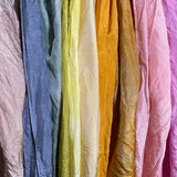 Naturally Dyed Silk Scarves