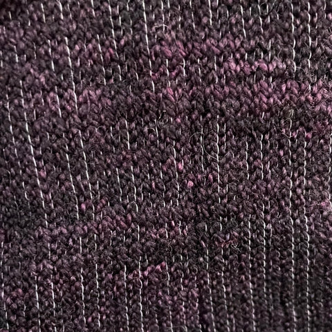 Dark Purple Knit Socks - Small - Women’s Shoe Size 4-6