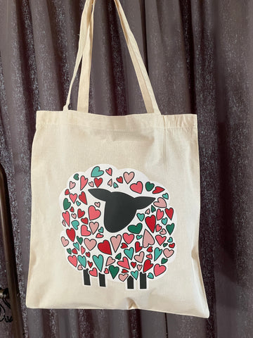 Love Ewe - Cotton Tote Bag