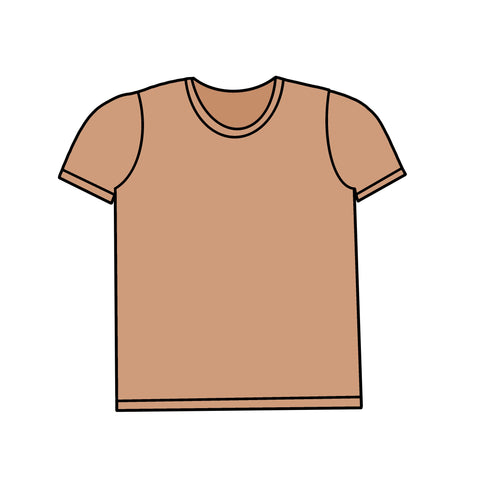 Tshirt - Brown Organic Cotton - Men’s Clothing