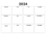 2024 Basic Calendar - Planner