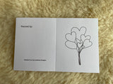Heart Balloons - paint your own- Blank Greeting Card