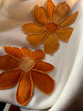 Naturally Dyed Flowers - Appliquéd Collab Cloth Blanket