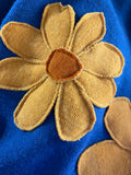 Naturally Dyed - Appliquéd Collab Cloth Blanket