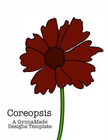 Coreopsis - A GynnaMade Designs Template