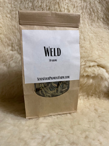 Dried Weld - 50 grams