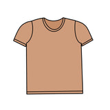 Tshirt - Brown Organic Cotton - Men’s Clothing