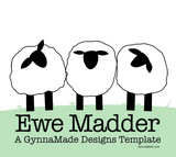 Ewe Madder Kit and GynnaMade Designs Printable Template