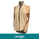 Cardigan - Knit Jersey Fabric