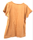 Scoop Neck Tshirt - Brown Organic Cotton - Women’s Clothing