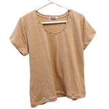 Scoop Neck Tshirt - Brown Organic Cotton - Women’s Clothing