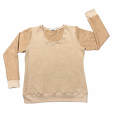 Scoop Neck French Terry Sweatshirt - Women’s Clothing